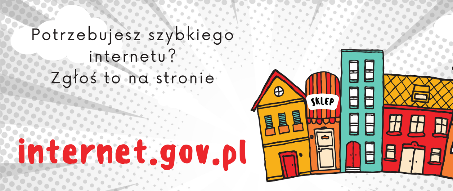 Baner: Internet.gov.pl - baner szybki internet